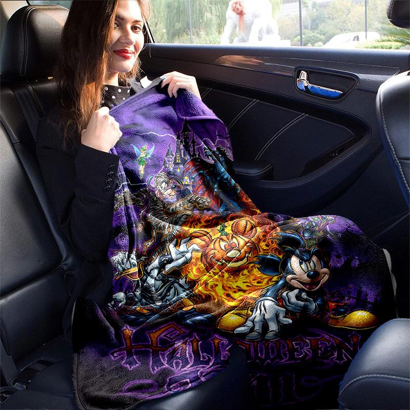 1pc, Spooky Halloween Magic Home Decor Blanket, Flannel Throw for Your Couch, Perfect Gift Idea, Ideal for Bedroom, Living Room