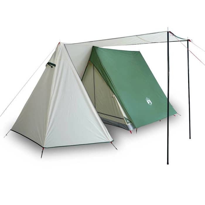 VidaXL Tente de Camping 3 Personnes, Tente d'Ombrage avec Sac de Transport, Auvent Portable avec Parois Latérales pour 94365