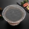Food Grade BBQ Mesh Grate Stainless Steel Metal Baking Grid Portable Barbecue Net  Camping