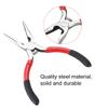 Long Nose Pliers Needle Nose Pliers Double Color Handle Wire Cutting Tool