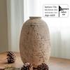 Керамическая ваза Jingdezhen в стиле Ваби-Саби - Ретро-сосуд из грубой керамики, центральный элемент