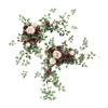 Artificial Flower Swag Set Wedding Arrangements Craft Front Door Floral Garland for Head Table Decor