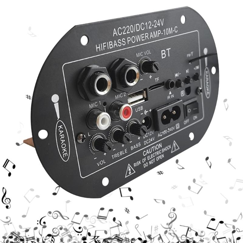 Плата усилителя с регулировкой высоких и низких частот, DC12-24V, Стерео плата усилителя для DIY беспроводных колонок
