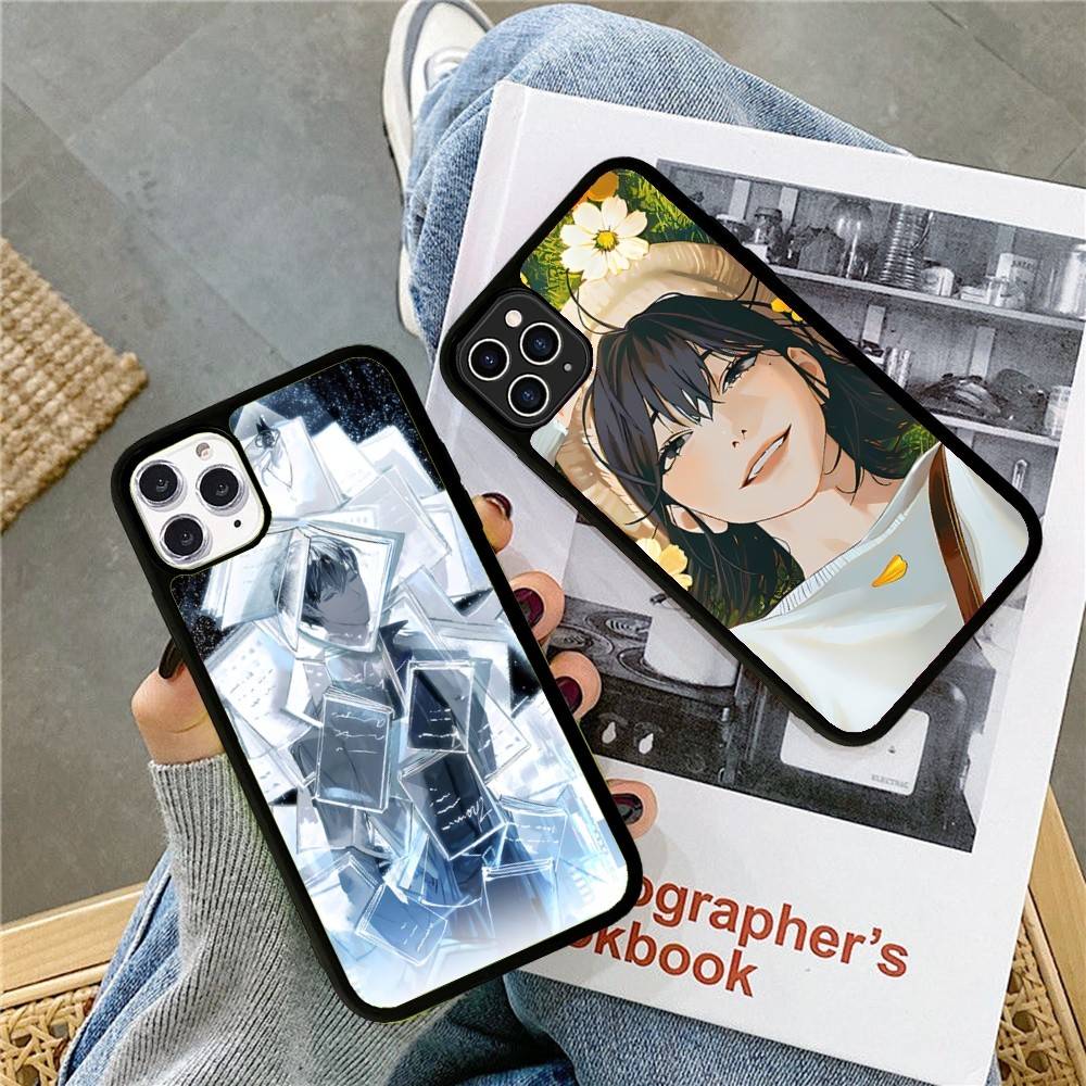 Чехол для телефона в стиле аниме Omniscient R-Reader V-Viewpoint Для iPhone 11 12 13 14 15 Pro Max 17 16 Plus Жесткая задняя крышка из ПК+ТПУ