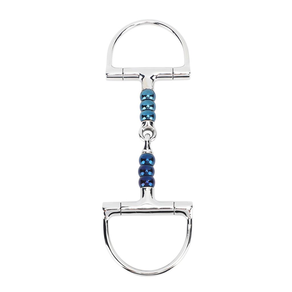 Конский мундштук из нержавеющей стали, противозакусочный, конский мундштук с D-образным кольцом, трензель для конской фермы