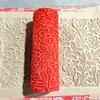 1Pc/1 Set Polymer Clay Flower Texture Roller Pottery Clay Modeling Patterned Roller DIY Household Ceramic Slab Clay Tile Textured Embossing Tools