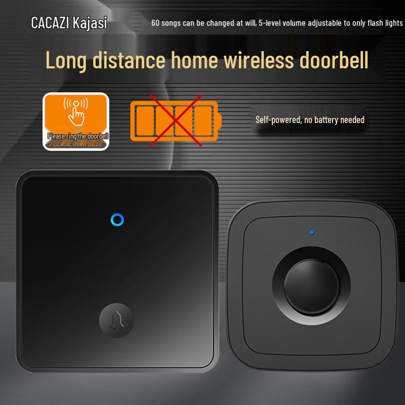 Smart Ultra-Long Range Self-Powered Wireless Doorbell for Homes