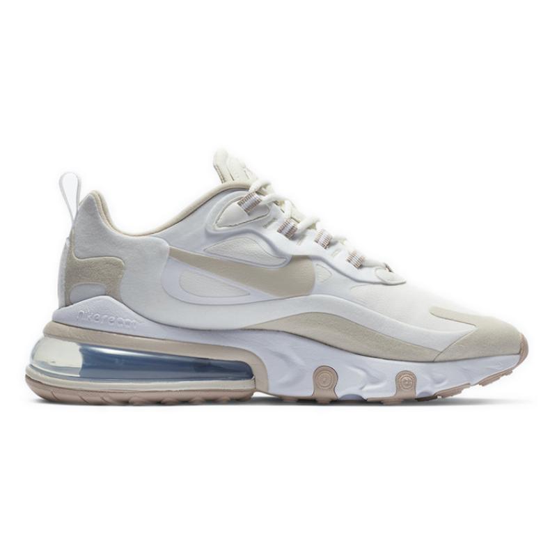 Nike Женские кроссовки Air Max 270 React 'Summit White Orewood Brown' Повседневная обувь CJ0619-102