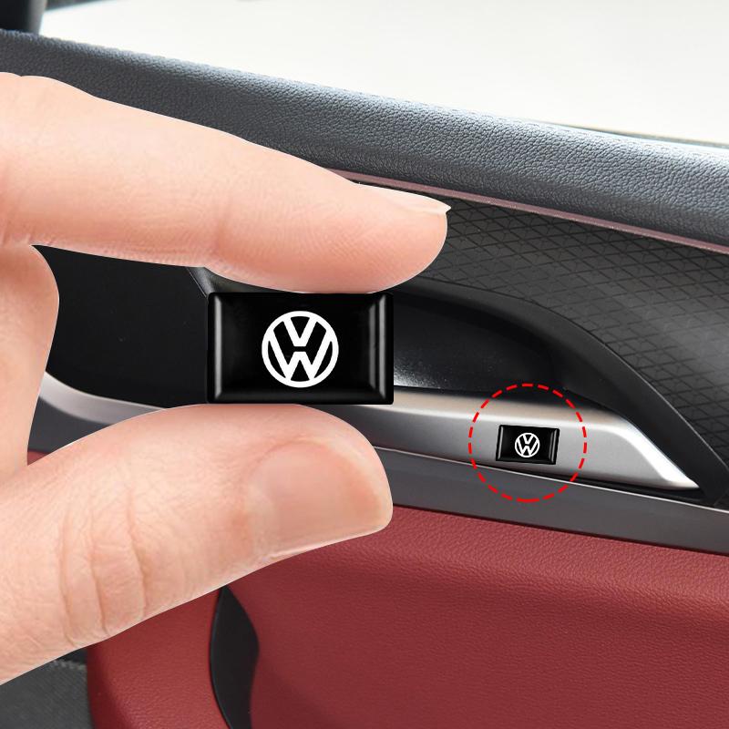 Для VW Volkswagen Jetta MK5 Golf 10 шт. Наклейка-значок 3D из эпоксидной смолы для интерьера автомобиля Для Volkswagen Beetle Bora Touran Tiguan Passat