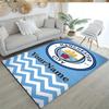 Manchester City Customize Your Name Floor Mat Design for Playrooms Study room Hallway Entryway Anti-slip Rug Anime Office Decor Wedding Party Gift