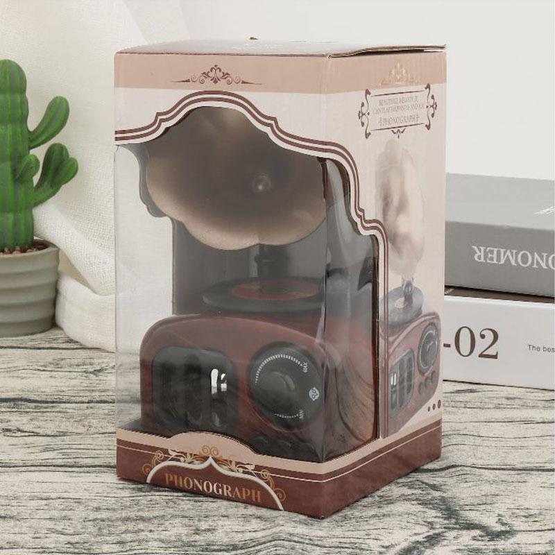 Music Box, Retro Phonograph, Home Decoration Holiday Gift Ornaments, Creative Classical Art Crafts