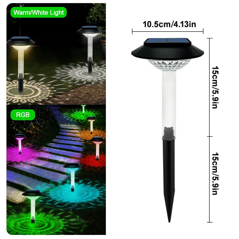 Solar Pathway Lights Outdoor Solar Pathway Garden Lamp Waterproof Landscape Lights Walkway Driveway Lawn Patio Garden Decor