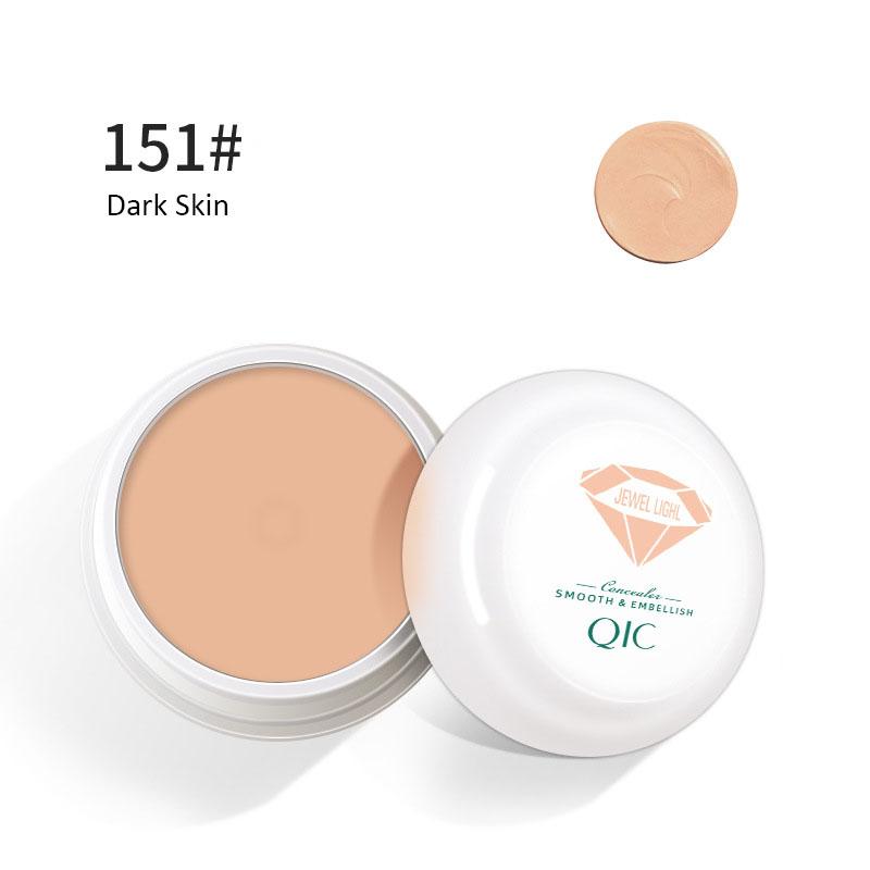 QIC Тональный и гладкий консилер для маскировки пятен от прыщей и темных кругов под макияж.