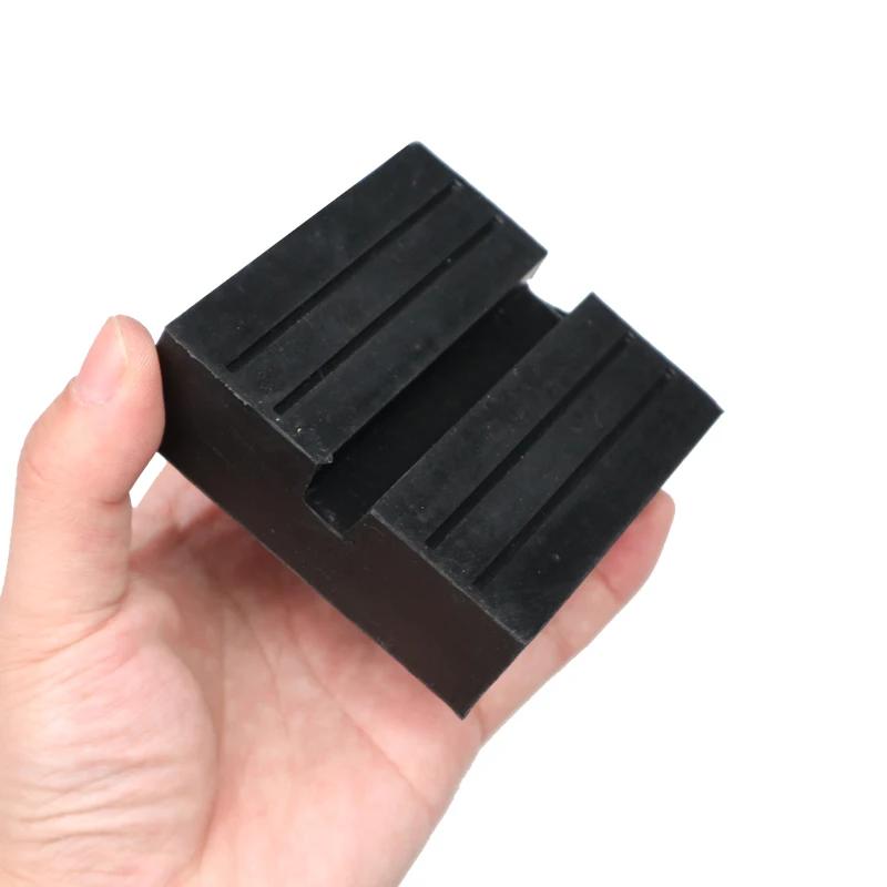 Подставка для домкрата для автомобиля Резиновые накладки Квадратная прорезь Рама Рельс Напольный домкрат Защитный адаптер Накладка Ремкомплект Универсальный для ножничного домкрата