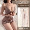 Sexy lingerie pure desire with chest pad lace hollow suspender small chest show big nightgown women
