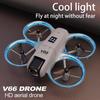 2025 New V66 Mini Drone 8K HD Dual Camera Five-way Obstacle Avoidance Foldable Remote Control Quadcopter WiFi FPV Children's Toy Gift