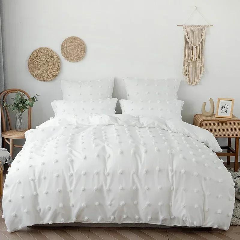 Комплект постельного белья Crafts Furball King Size, двуспальный пододеяльник Queen Size 200x200, высококачественное стеганое одеяло и наволочки