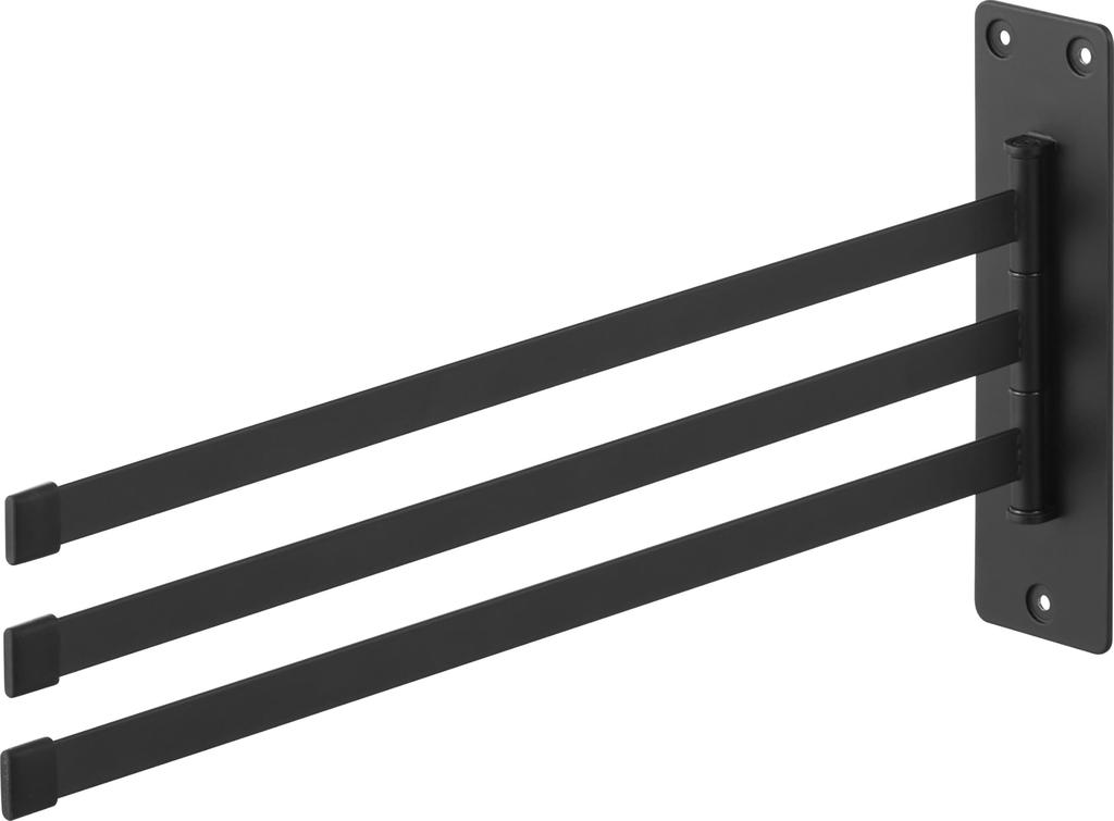 Yamazaki Tower 10099 Folding Wall-Mounted Towel Rack W45cm H18cm Steel Minimalist Design