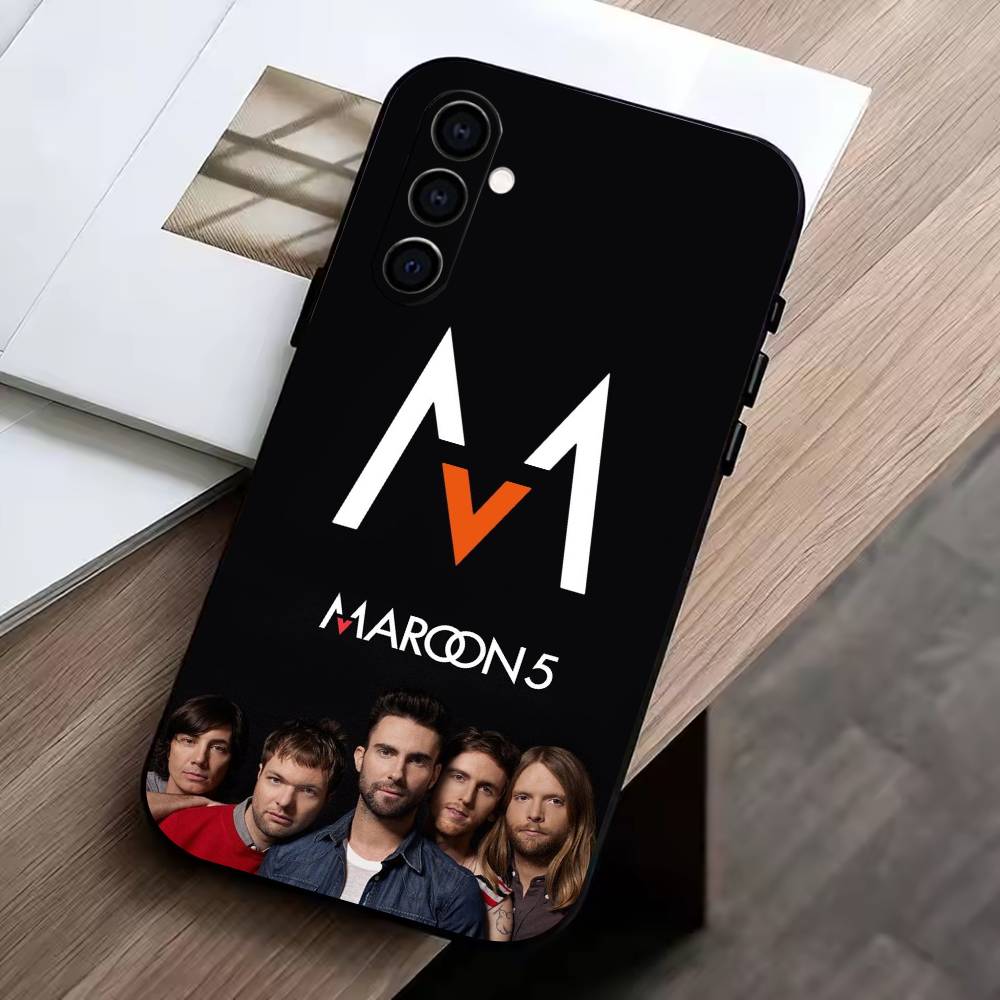 M-Maroon 5  Phone Case For Samsung Galaxy A73,A72,A71,A70,A53,A52,A51,Others Soft Black Cover