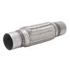 2.5x12in Car Exhaust Flexi Pipe Stainless Steel Particle Filter Repair Replacement