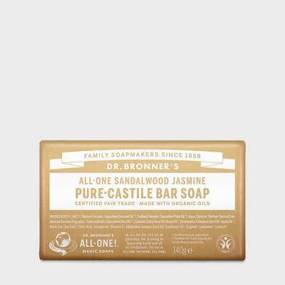 Мыло для ванны из чистого кастильского мыла с сандалом и жасмином 140 г