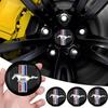 4Pcs Car Emblem Wheel Rims Center Hub Caps Car Accessories For Mustang ST Line Mondeo Focus Fiesta Escape Kuga Ecosport Ranger EXplorer Stickers