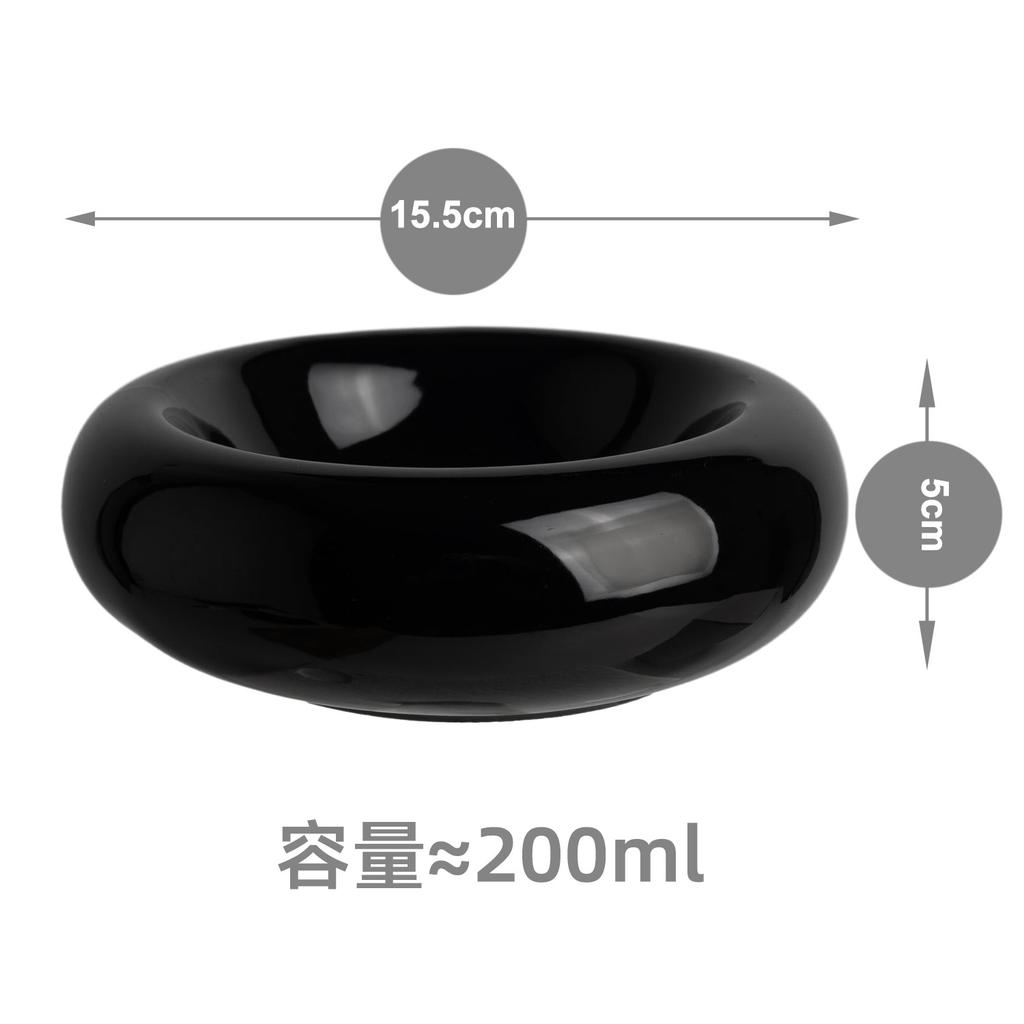 Ceramic Cat Bowl Pet Bowl Cat Bowl Donut Eater Dudu Cat Bowl Cat Food Bowl Anti-tipping Water Bowl Snack Bowl