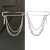 1Pc Unisex Classic Chain Pin Brooches Bf Punk Hip Hop Jewelry Gifts