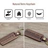 Rectangle Wooden Keychain Pendant - Business Gift In OPP Packaging