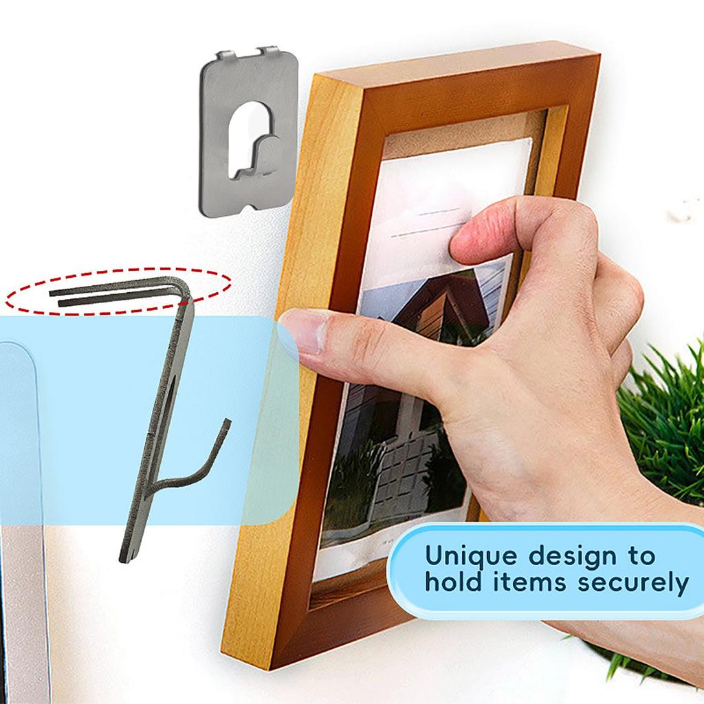 Drywall Picture Hanger – Heavy Duty Wall Hook For Frames, Mirrors & Home Décor Hanging