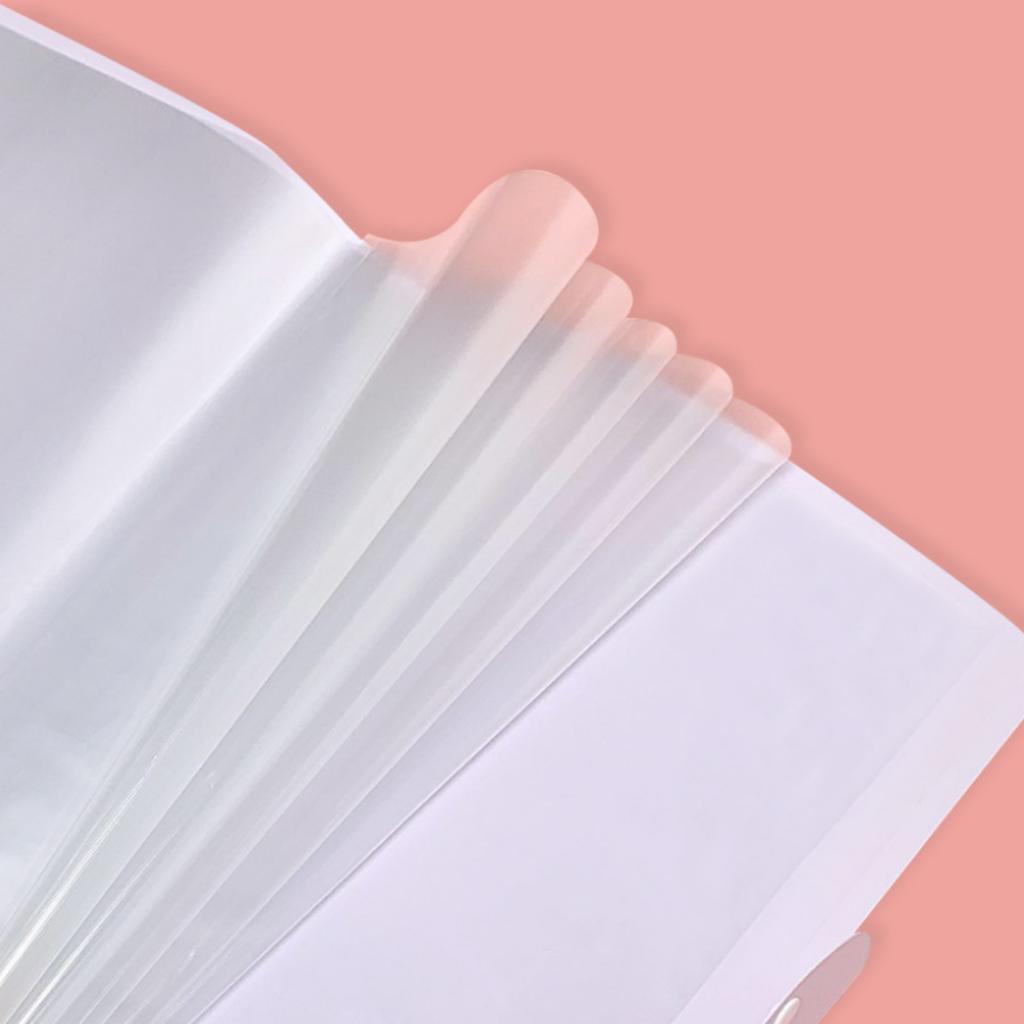 1pc 20/30/40 Pocket File Folder Picture Album Document Bag File Folder Art Work Collection Organizer Office Student Supplies