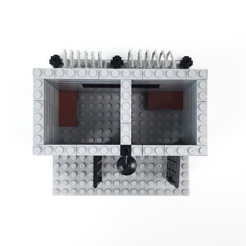 Moc Prison Building Blocks Военная сцена Cell Building Blocks Детские строительные блоки Игрушки