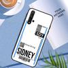 Fly Ticket Air Tickets Travel For Huawei Nova Y90 Y60 Y70 Y91 Y61 Y72 Y73 3i 7i 8i 11 12i 9 10 SE P20 P30 Pro P40 Lite Case