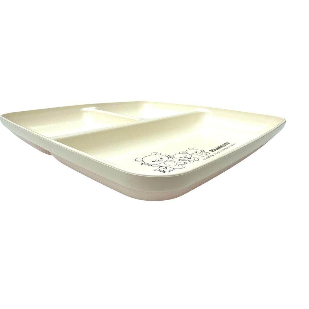 Marimo Craft Rilakkuma Lilanowa Lunch Plate, Pink, Size: Approx. W211 X H211 X D23mm, MRK-750