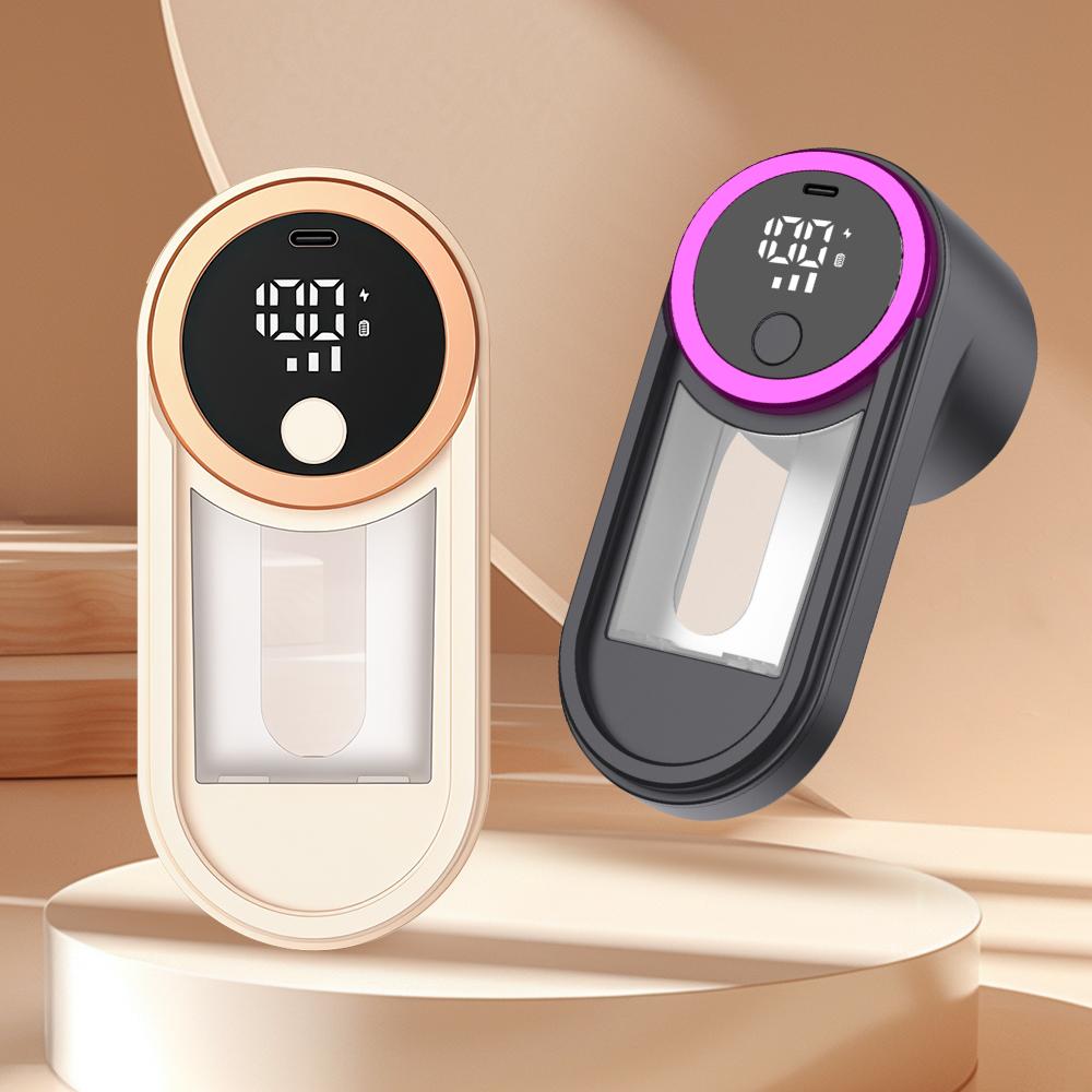 Lint Remover for Clothing 3 Speeds LED Digital Electric Pellet Fluff Remover  Rechargeable Fuzz Fabric Shaver Sweater Hair