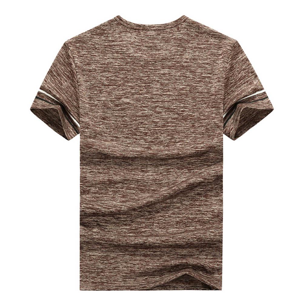 Мужская футболка ST, летняя хлопковая футболка с круглым вырезом и коротким рукавом, футболки, модные тенденции для мужчин 