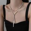 Sweet Butterfly Necklace Flower Women's Choker Adjustable Y2K Tassel Necklace  Gifts
