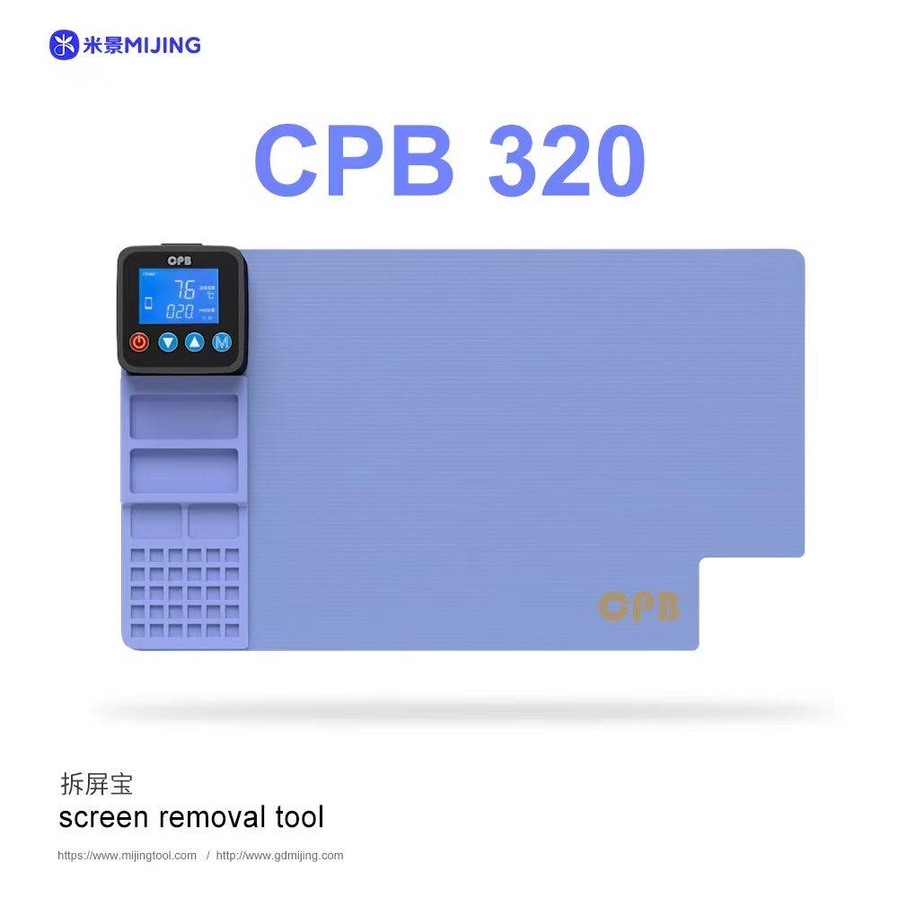 MIJING CPB320 Adjustable Temperature Heating Pad Silicone Rubber Electric Heating Pad Mobile Phone Repair Tool