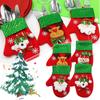 Christmas Decor  Christmas Decorations Snowman Kitchen Tableware Holder Pocket Dinner Cutlery Bag Home Party Ornament