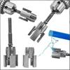 2 Piece Integrated Internal External Pipe Threading Tool Set for 1/2" and 3/4" PPR Pipes with Hex Shank Design