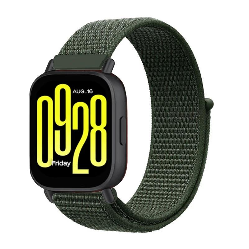 Нейлоновый ремешок-петля 20 мм 22 мм для Redmi Watch 5 Active, дышащий сменный браслет, спортивный ремешок для часов Redmi Wach 5 Lite