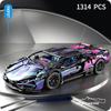 Non-Toxic Technical Racing Sport Car Model Building Blocks Diy Tabletop Decoration Model Kids Adult Birthday Christmas Halloween Gifts