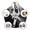 Bathroom Wrench Universal Wrench Big Opening and Toothed Anti-skid Dual-purpo for Maintaining Bathroom Facilitie