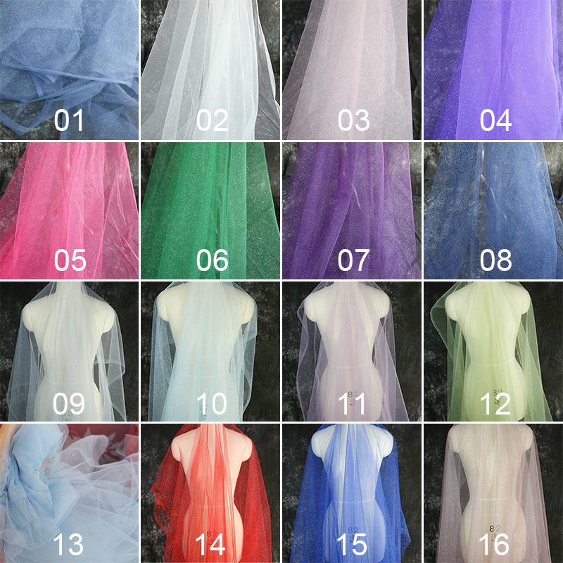 1 метр блестящей тонкой пудры фатиновая ткань мягкая блестящая пайетка блестящая сетчатая ткань для вечеринки свадебное платье вуаль фон пряжа