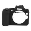 Silicone Shockproof Soft Light Camera Screen Protector Case Cover for Canon EOS R(Black)