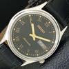 ВИНТАЖНЫЕ АВТОМАТИЧЕСКИЕ ЧАСЫ SEIKO 7019A ЯПОНИЯ МУЖСКИЕ ЧАСЫ С ЧЕРНЫМ ЦИФЕРБЛАТОМ a500084-2 R151a-a500084