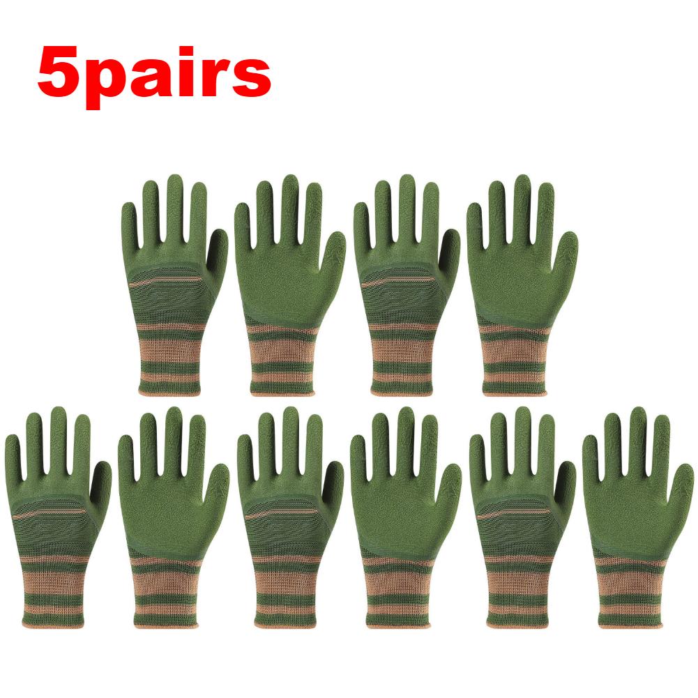 1-10 пар Профессиональные рабочие защитные перчатки для мужчин/женщин Садовые перчатки для обрезки Дышащие Водонепроницаемые Рабочие перчатки