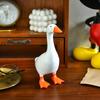 Magnetic Goose Key Holder Statue Duck Key Hanger Resin Figurine Sculpture Home Office Desktop Decoration Ornament