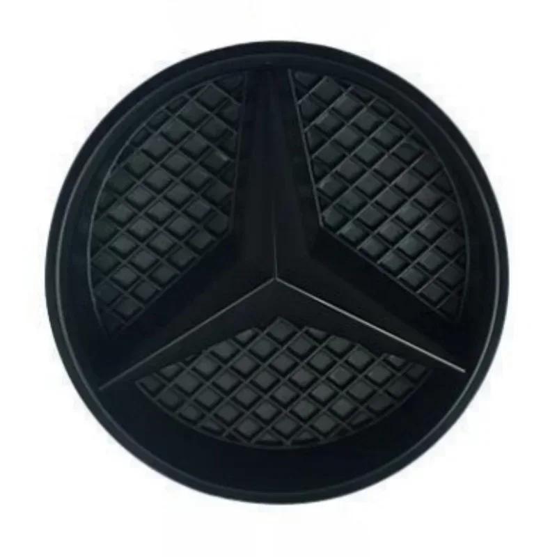 AAVW1 3D ABS Car Front Grille Badge for Mercedes Benz W204 W204 C180 C200CGI C200KC230 C260CGI C300 Star Logo Grid hollowed-out label