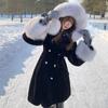 Fur Winter New Korean Edition Environmental Friendly Fox Fur Coat Women's Imitation Mink Fleece Slim and Long Fur Coat